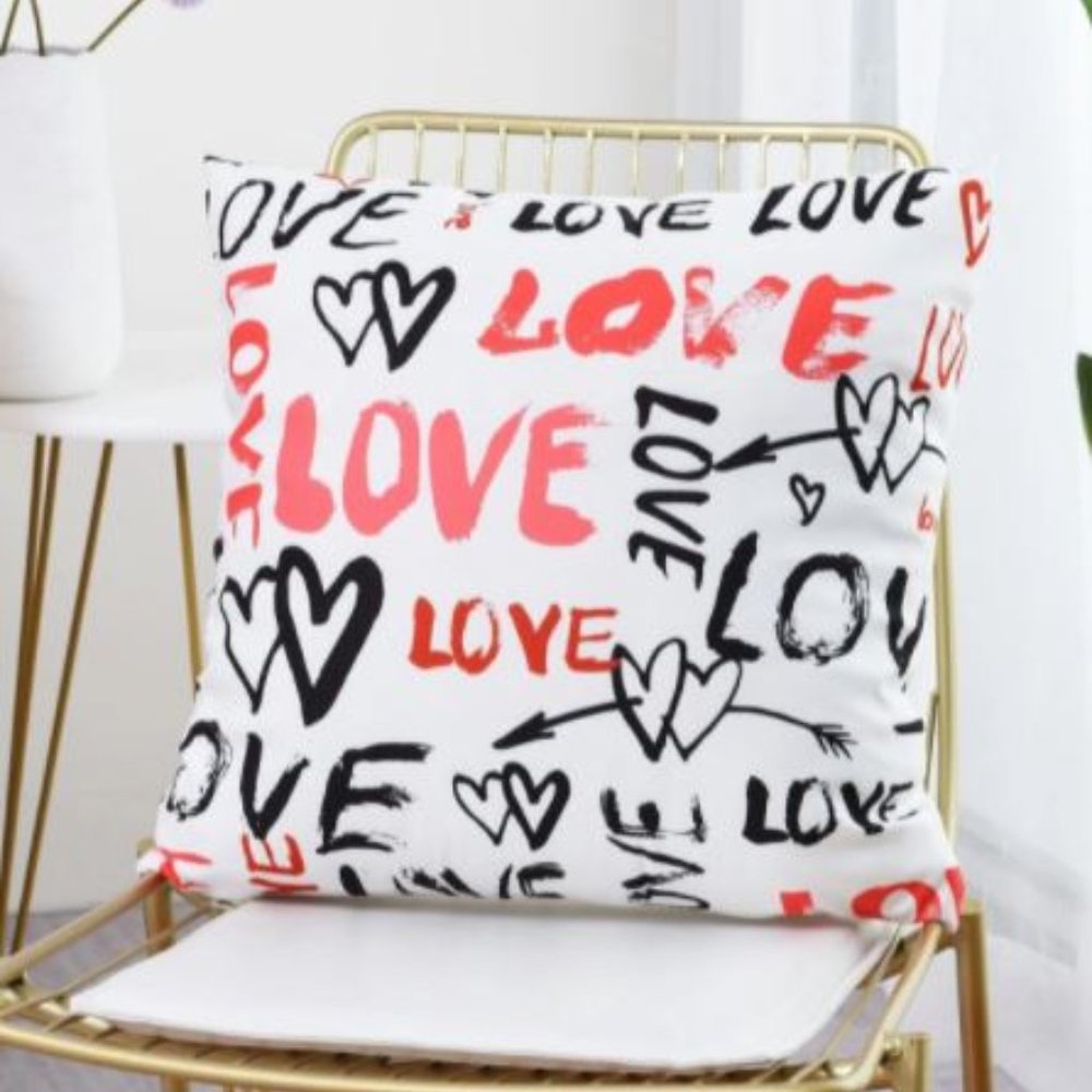 Love throw pillow
